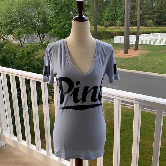 Victoria’s Secret PINK V Neck Tee - Picture 1 of 3